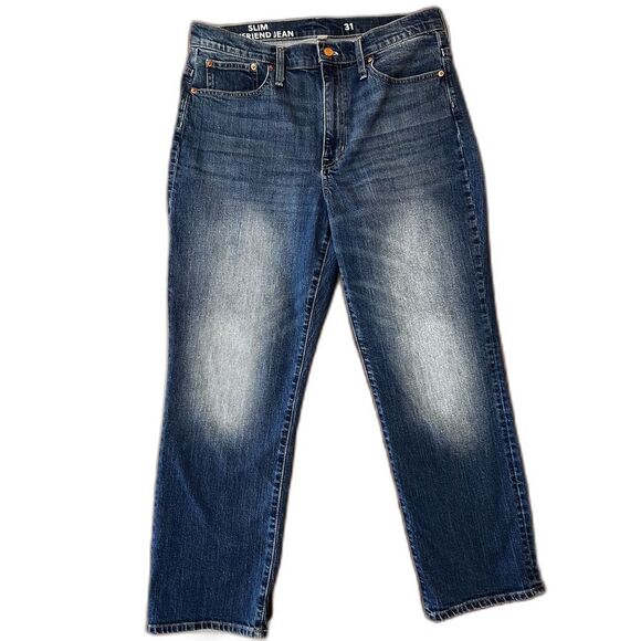 J.Crew Slim boyfriend jean in Greasley wash (Medium wash) size 31. - Picture 2 of 10